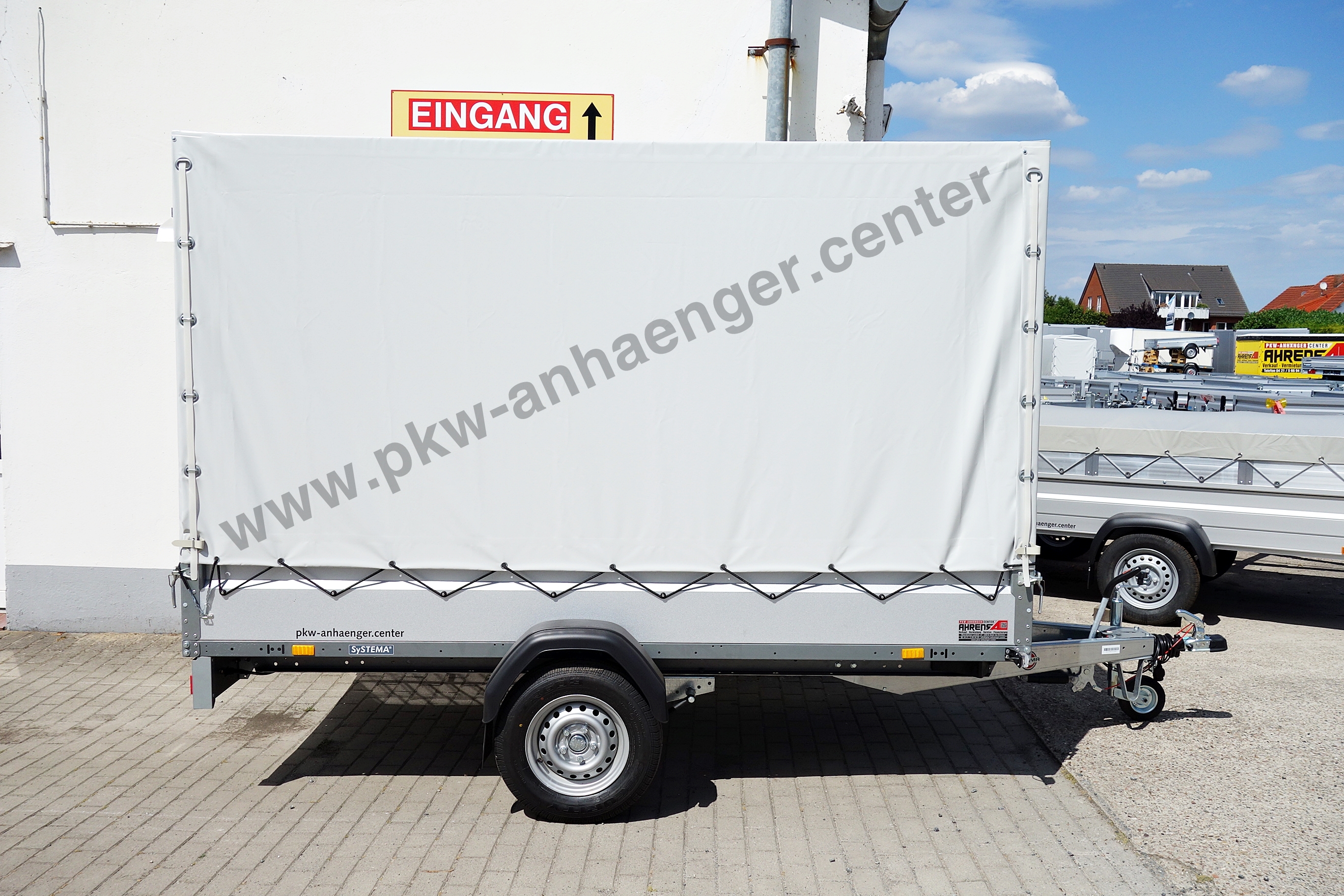 STEMA SyStema 1300kg 301x153x180cm 100km/h Planenanhänger