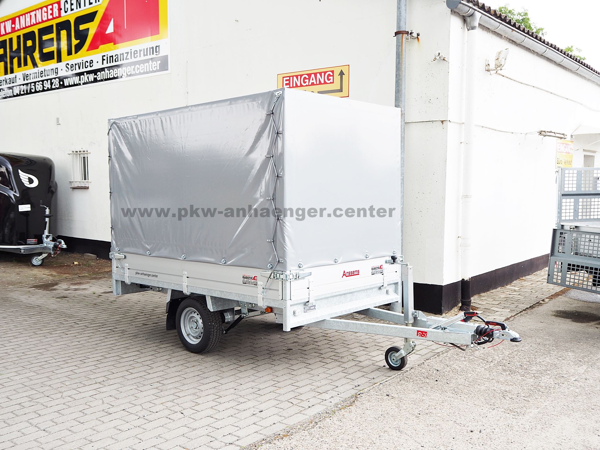 Anssems PSX 1350 251x153x160cm Planenanhänger Hochlader