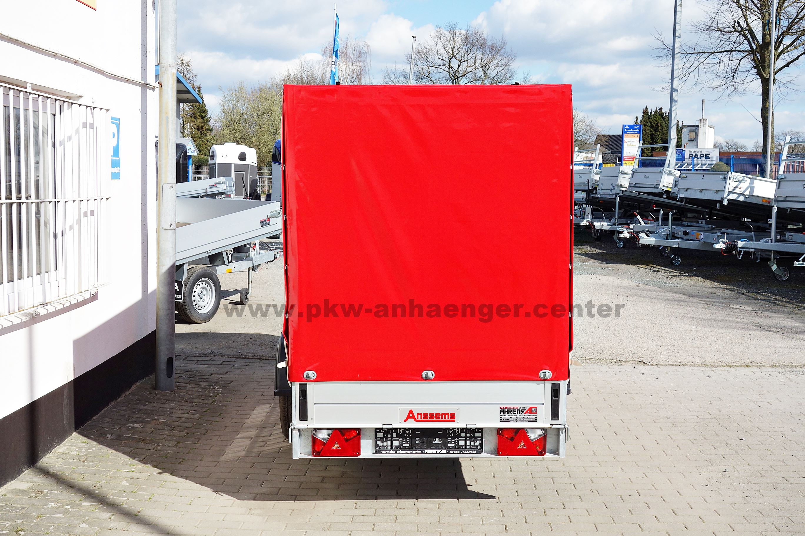 Anssems GTB 1200 301x126x160cm Planenanhänger Alu