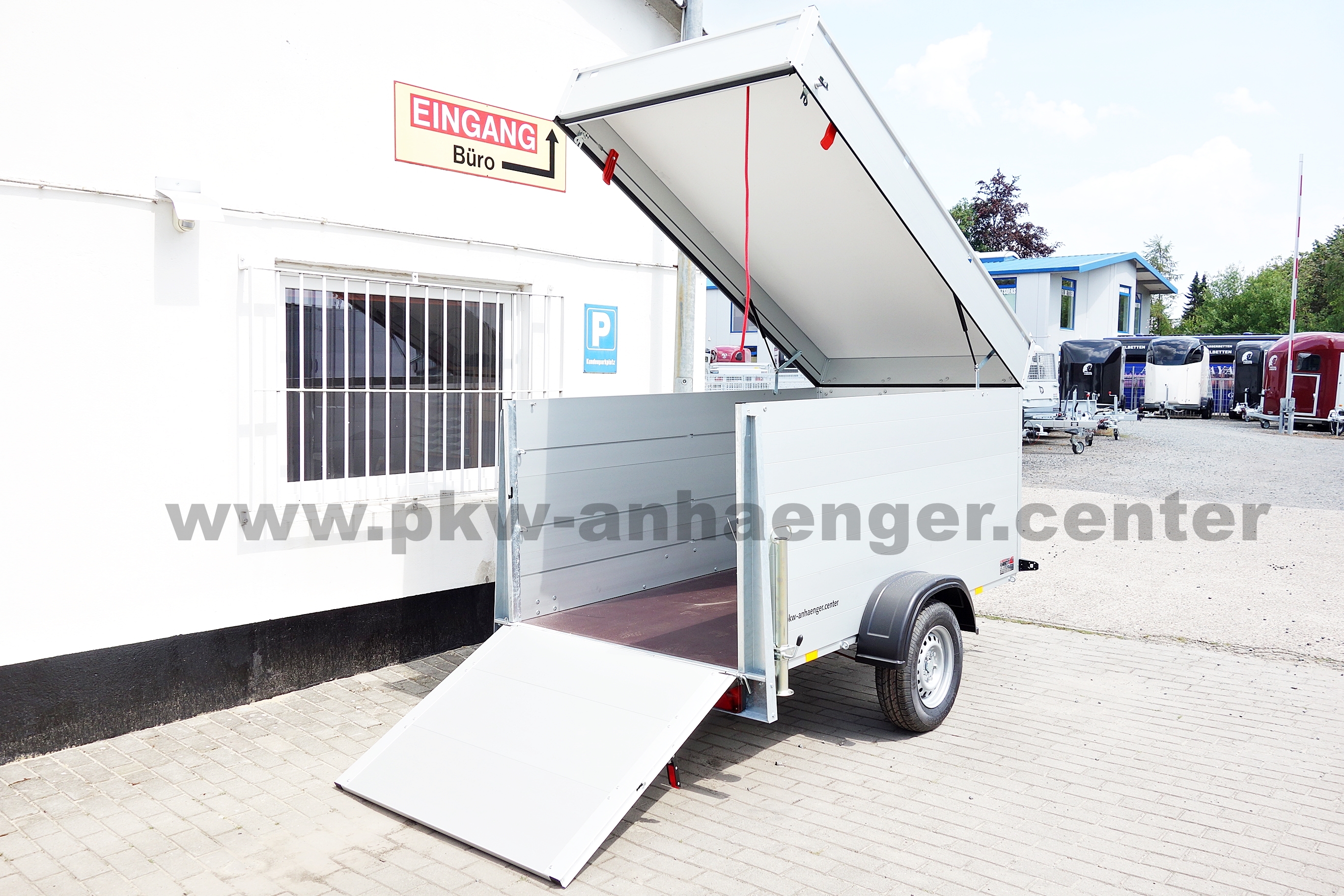 a-AN-1200-251x126x118-VT2-7 Deckelanhänger Anssems 1200kg Urlaubsanhänger 251x126x118cm Surfanhänger
