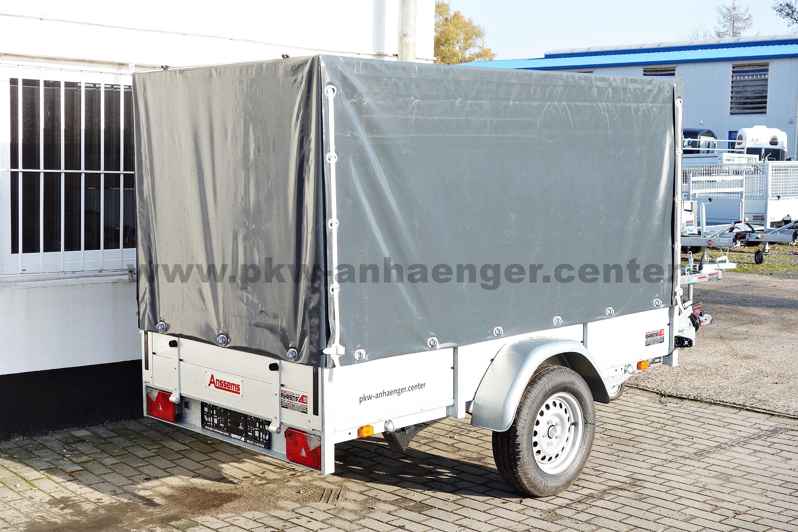 Anssems BSX 1350 251x130x150cm Alu Planenanhänger