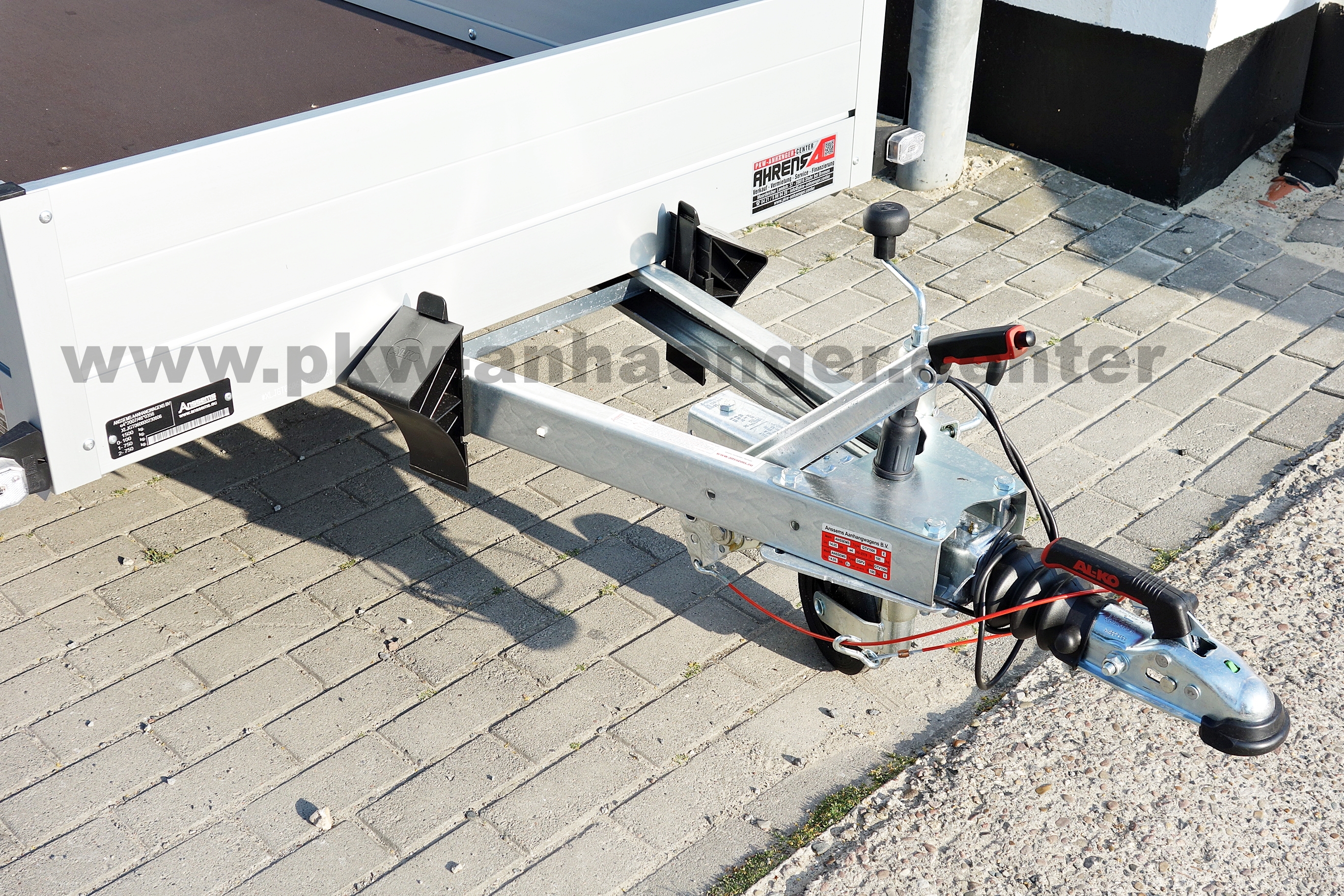 Anssems GTT 1500 301x126x160cm Planenanhänger Aluanhänger Tandem