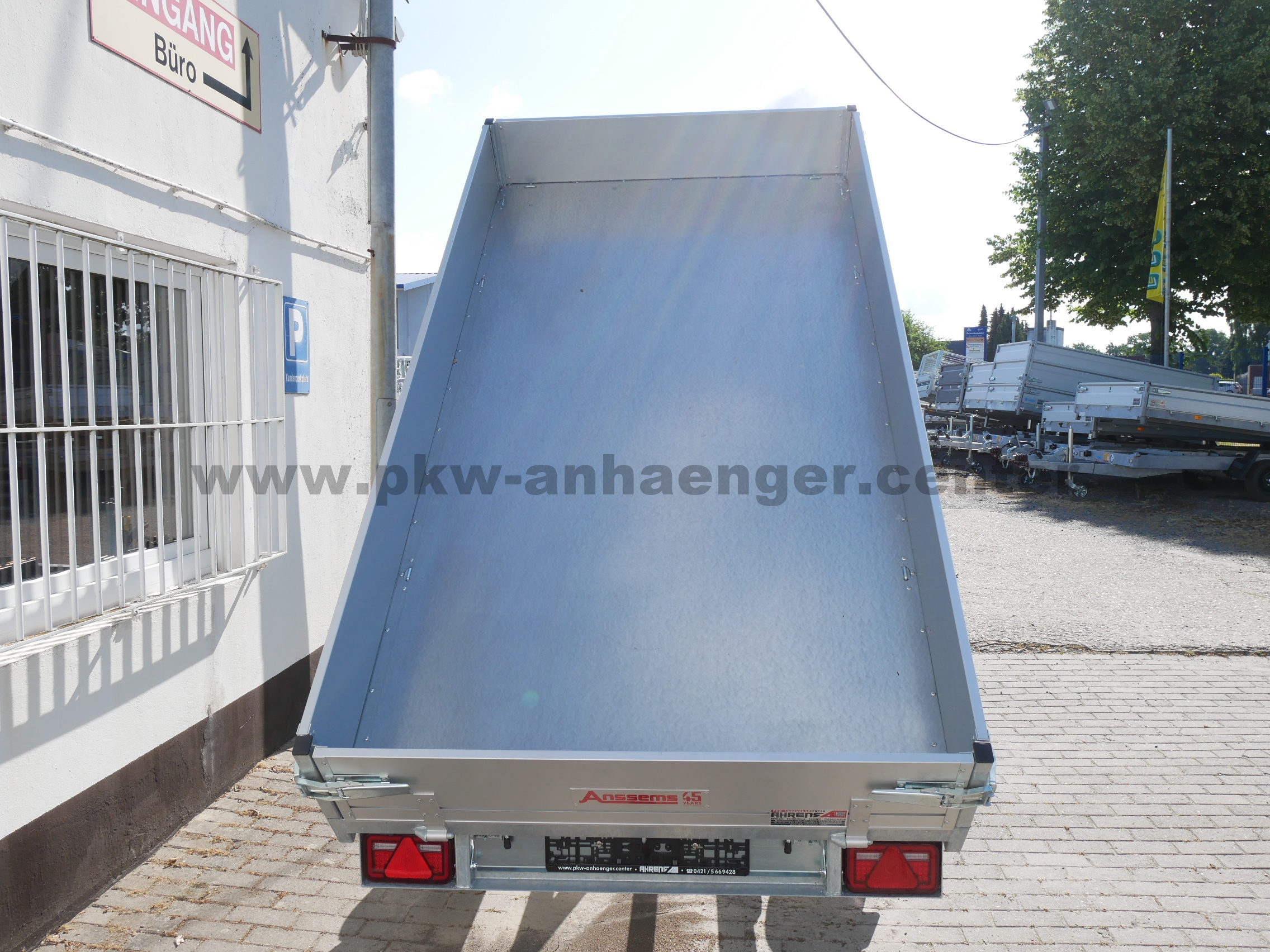 Anssems KSX-H 2500kg 305x153x30cm Rückwärtskipper Handhydraulik