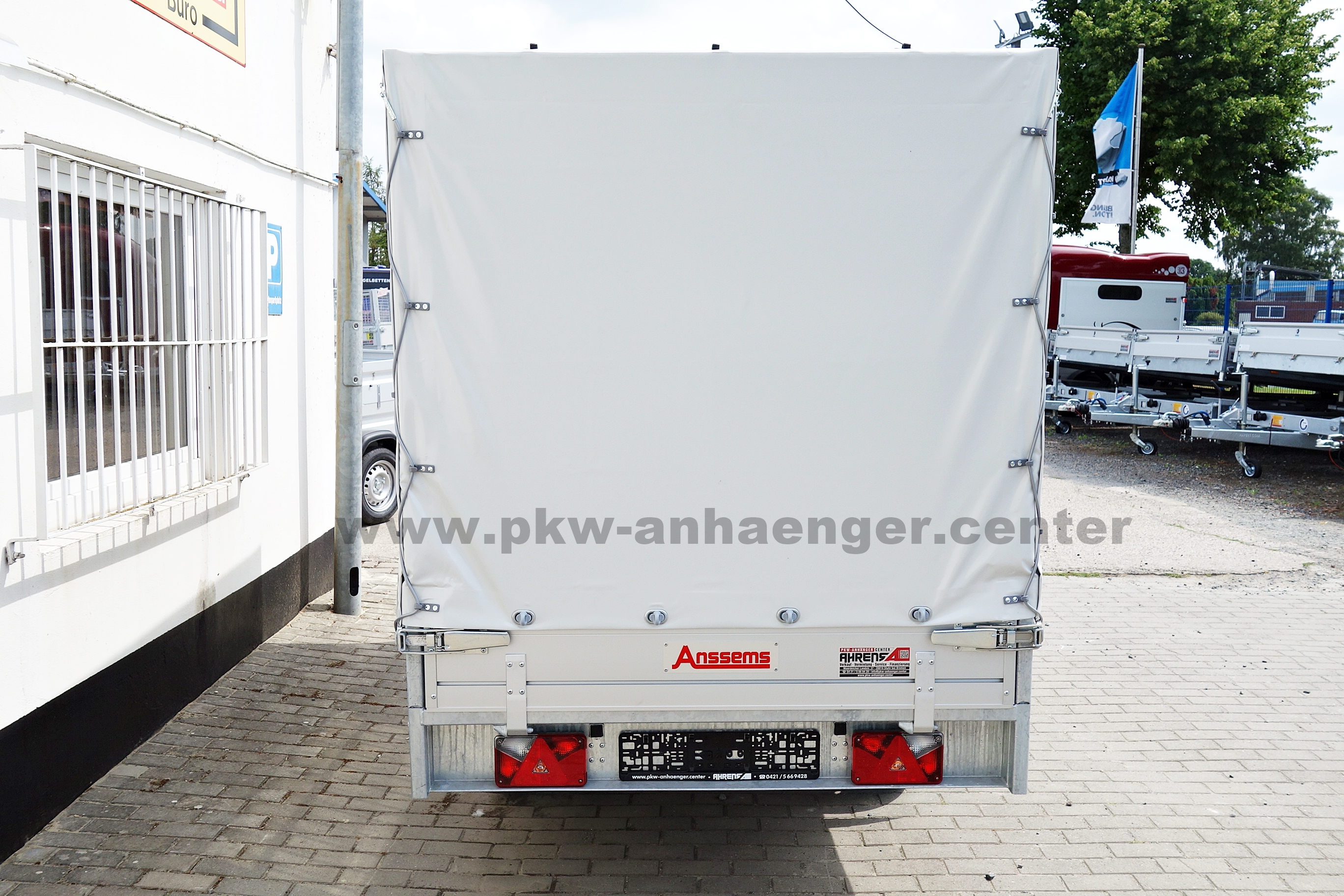 Anssems PSX 2000 305x153x160cm Planenanhänger Hochlader