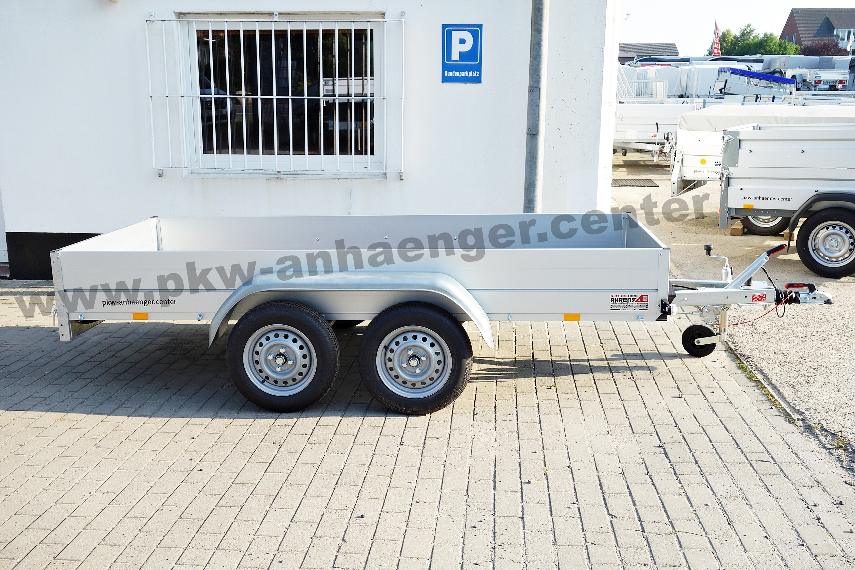 Anssems GTT 1500 301x126x160cm Planenanhänger Aluanhänger Tandem