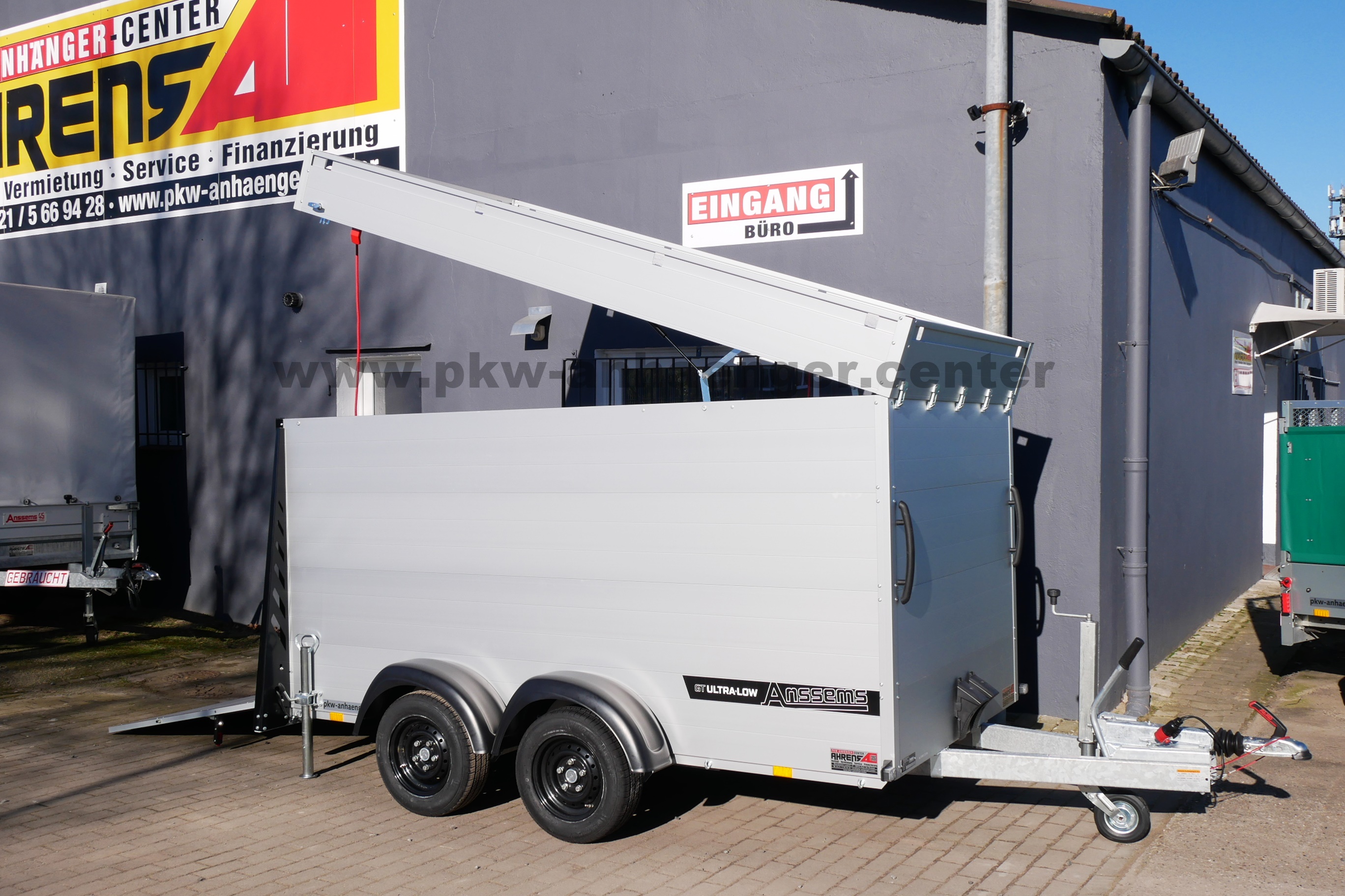 Anssems GTT 2500 301x151x153cm VT3 ULTRA-LOW Deckelanhänger Tandem