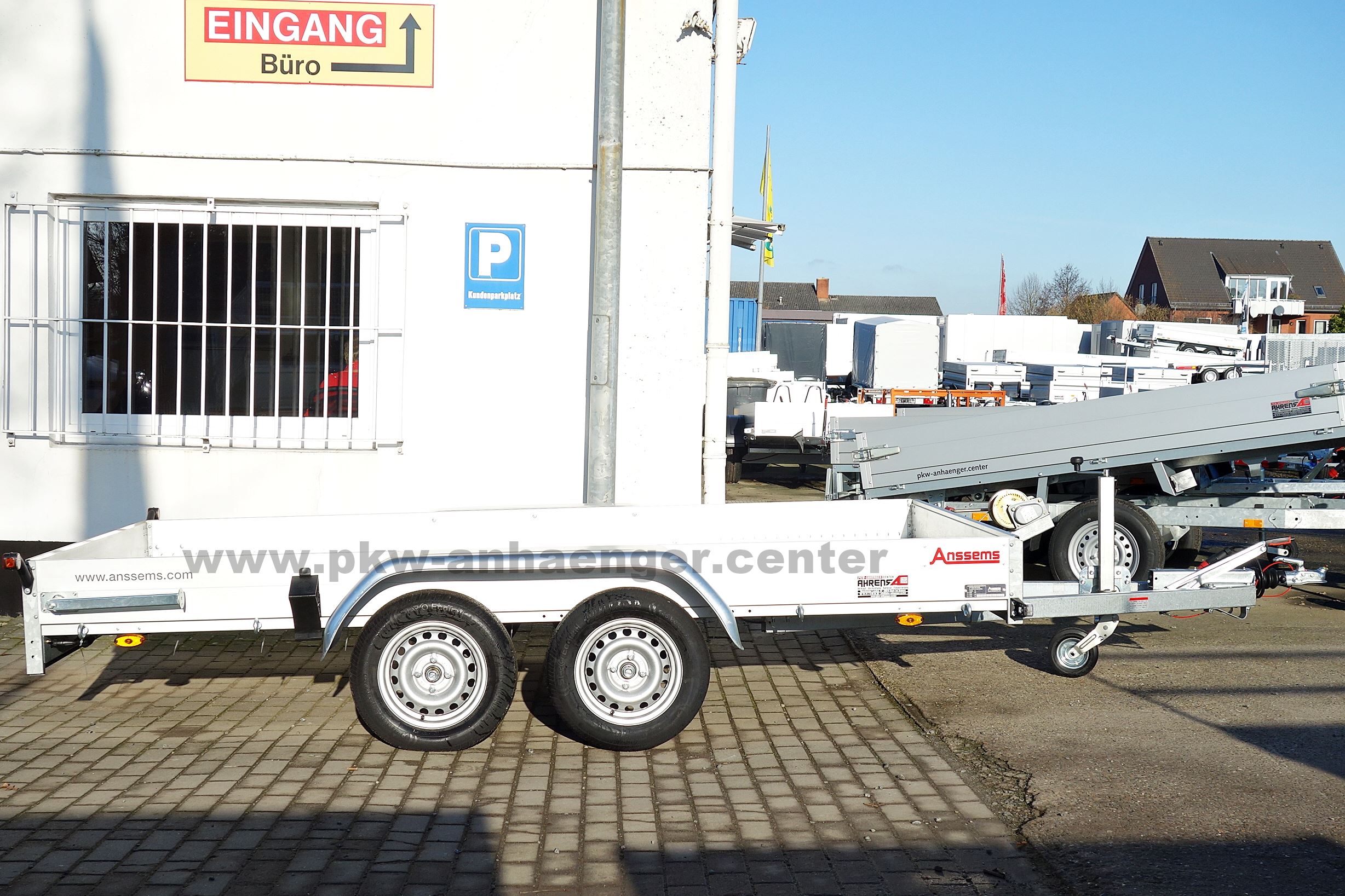 Anssems AMT 1500 340x170 Autotrailer mit Aluboden für Kleinfahrzeuge