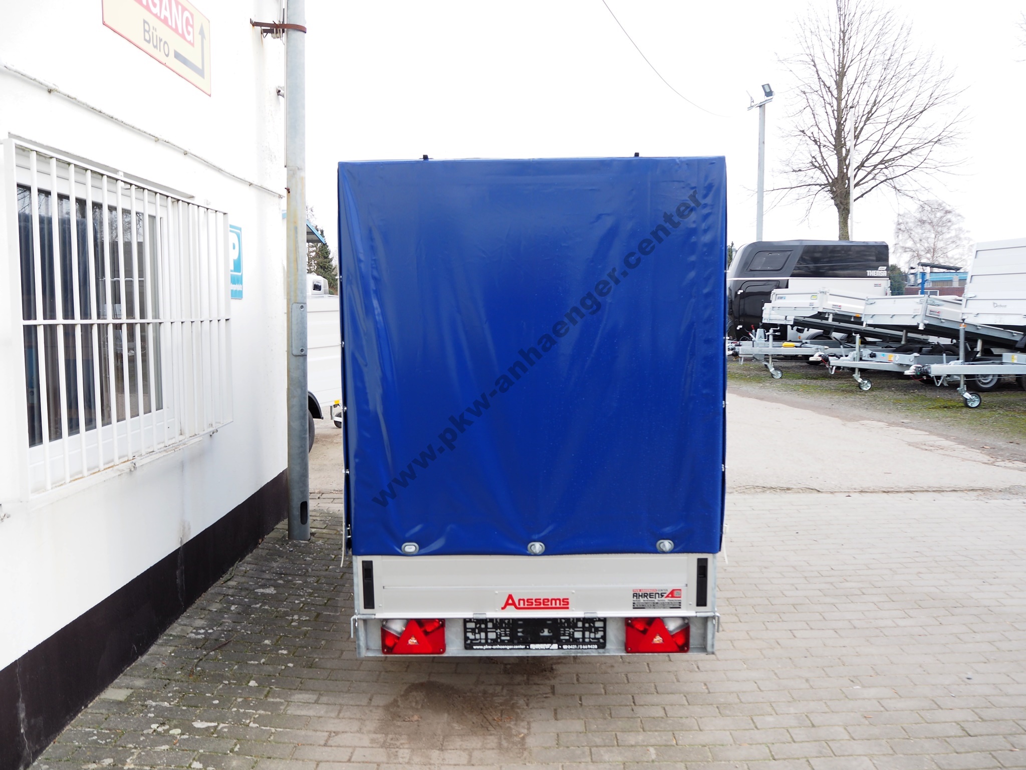 Anssems GTT 1500 301x126x160cm Planenanhänger Aluanhänger Tandem