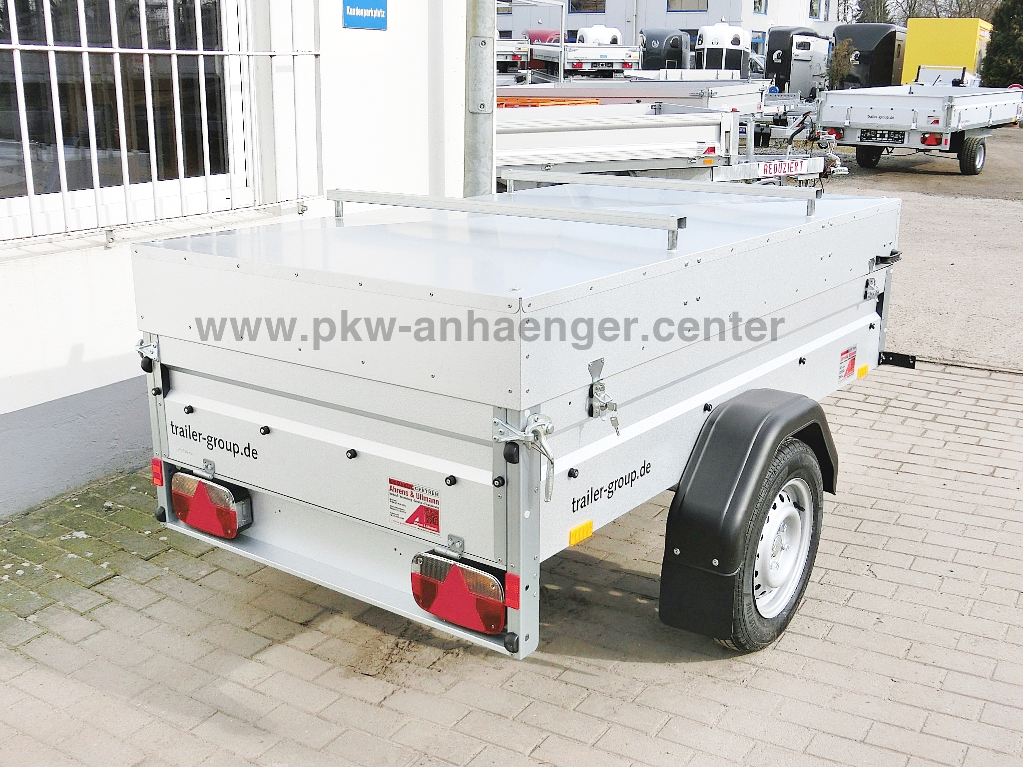 Deckelanhänger STEMA 750kg 201x108x50cm