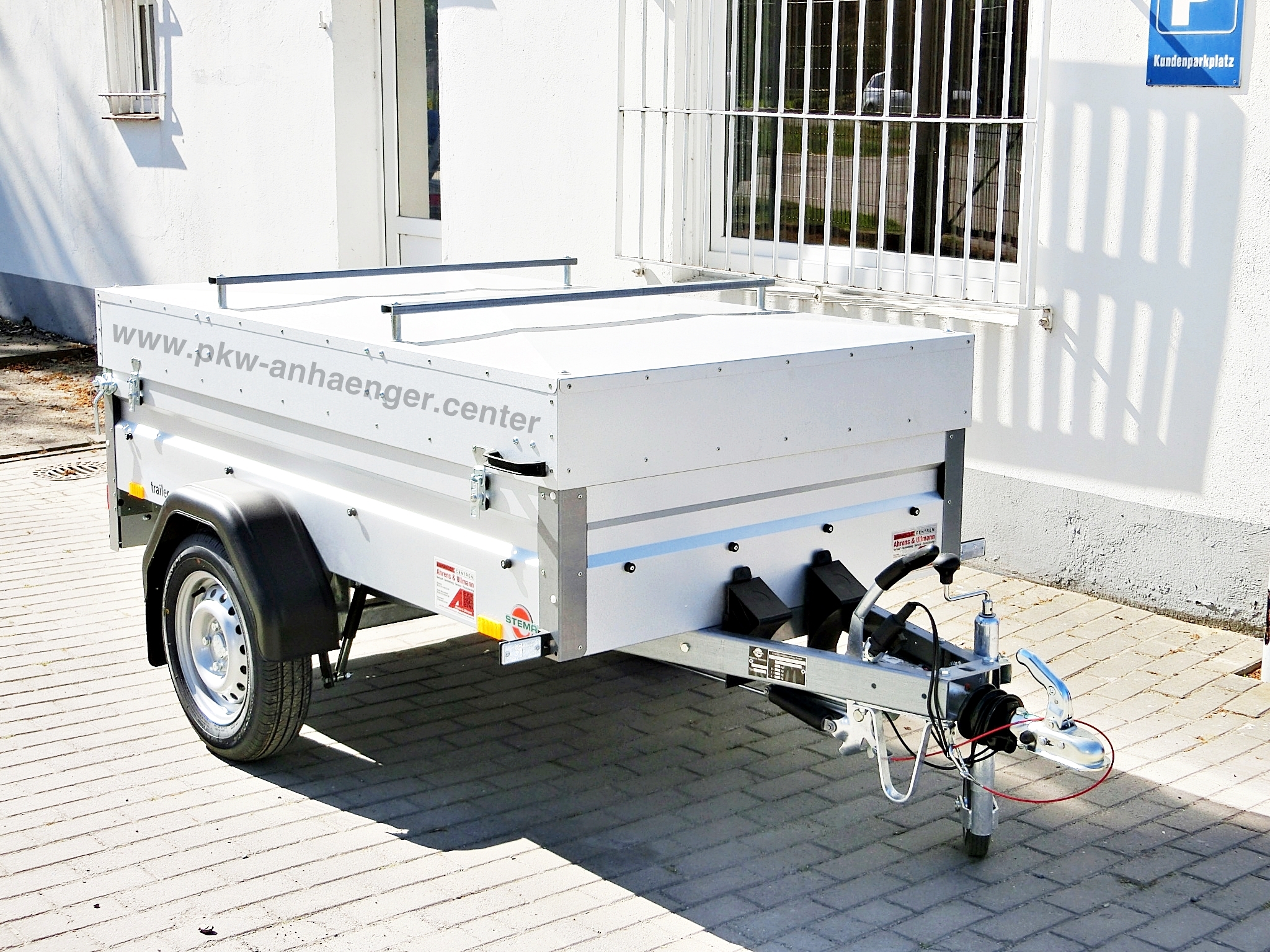 Deckelanhänger STEMA 750kg 201x108x50cm gebremst 100km/h