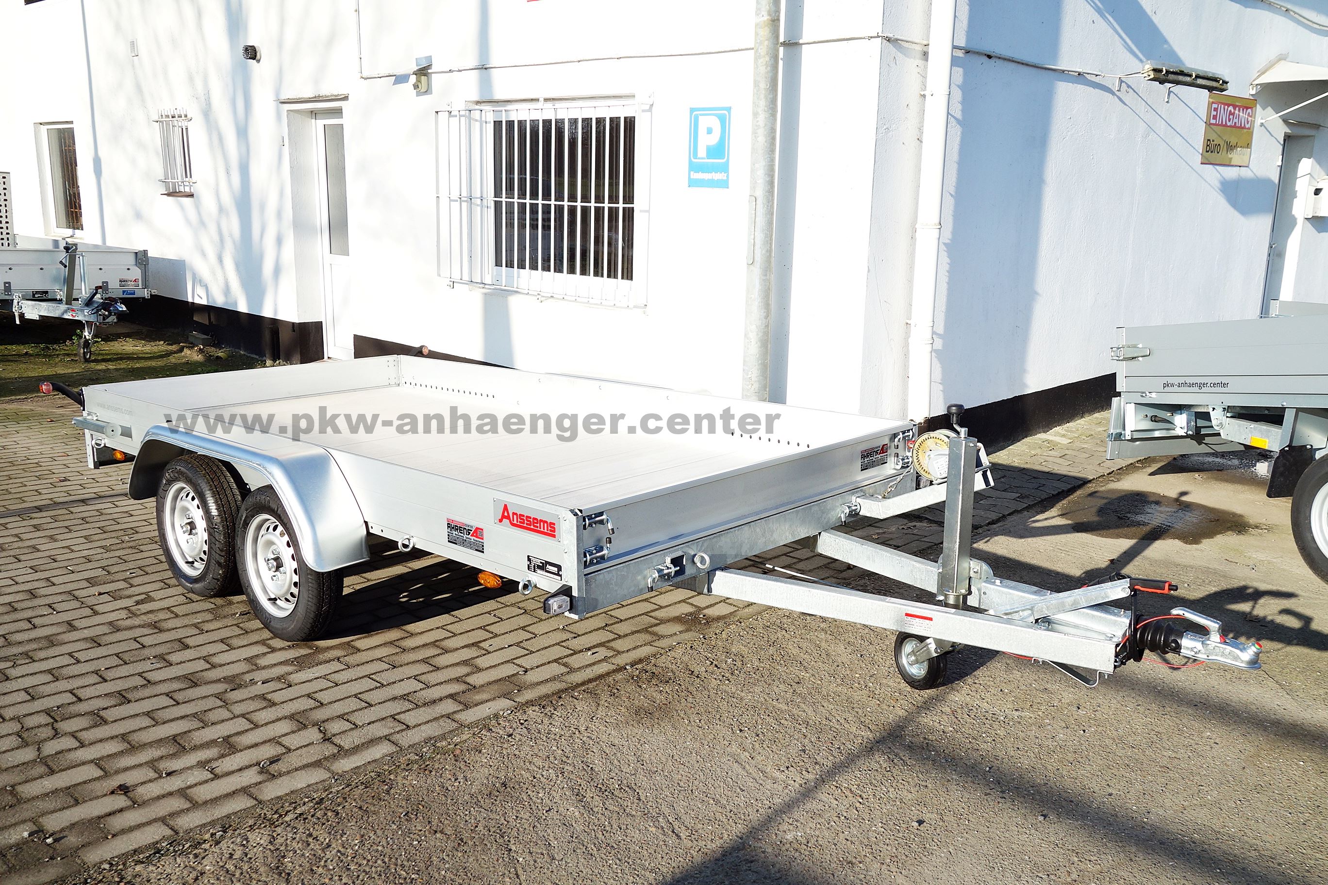 Anssems AMT 1500 340x170 Autotrailer mit Aluboden für Kleinfahrzeuge
