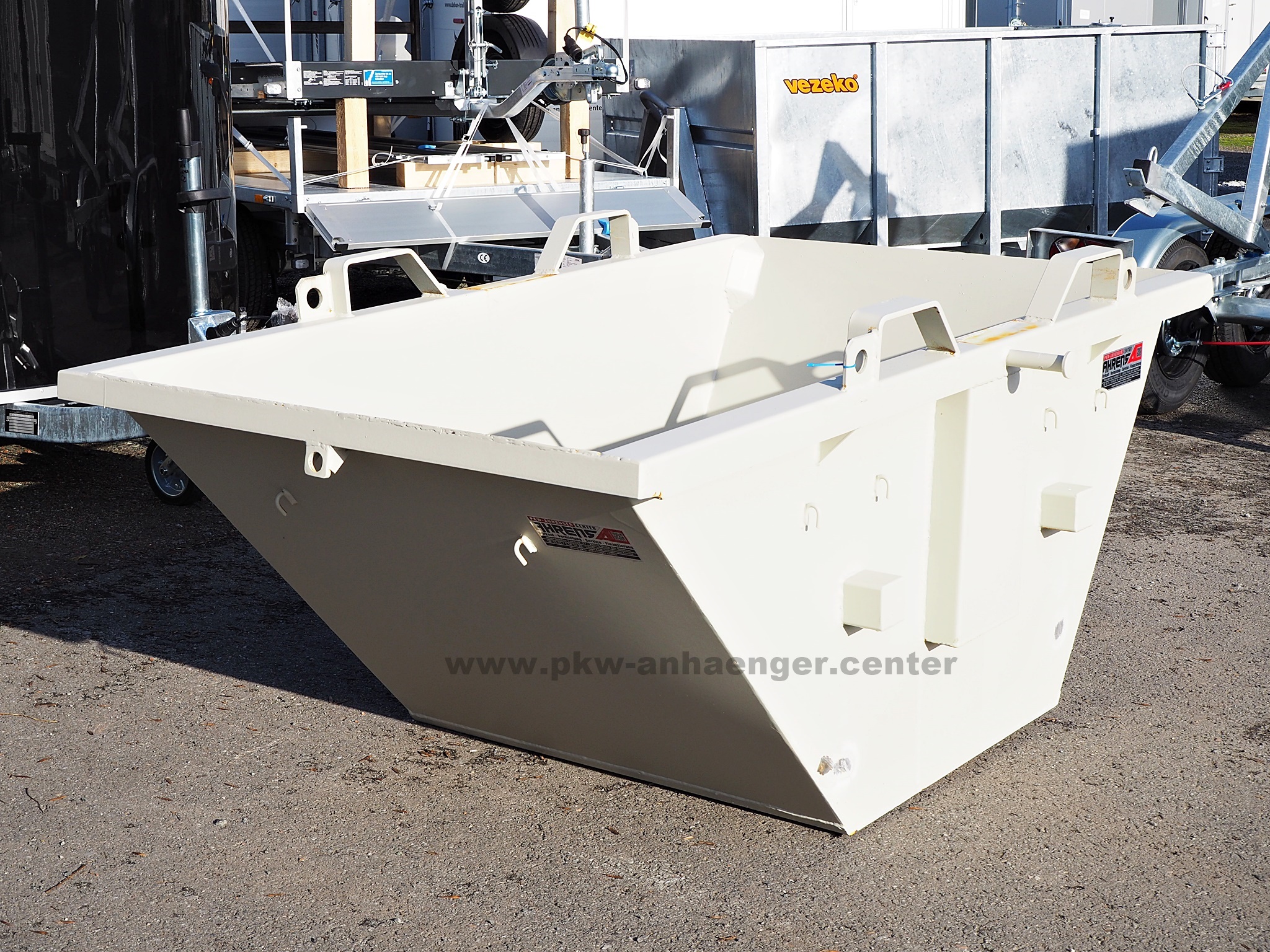 Absetzmulden / Container 1,3m³ für FOXX Absetzanhänger