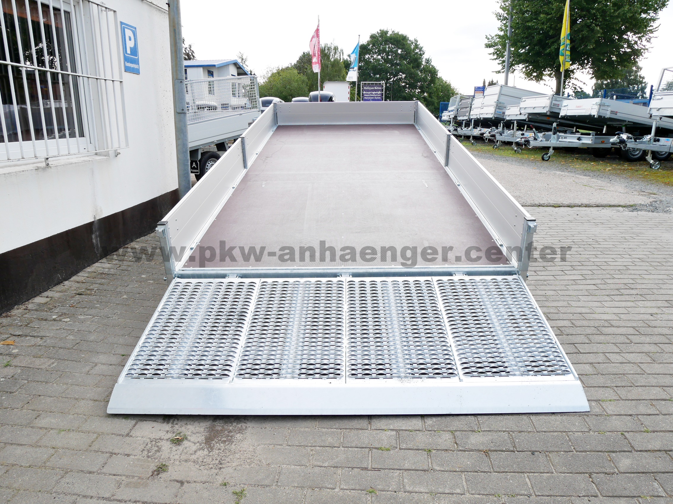 Hapert INDIGO HT2 3500kg 455x200x30cm Maschienentransporter ankippbar Hochlader Parabel