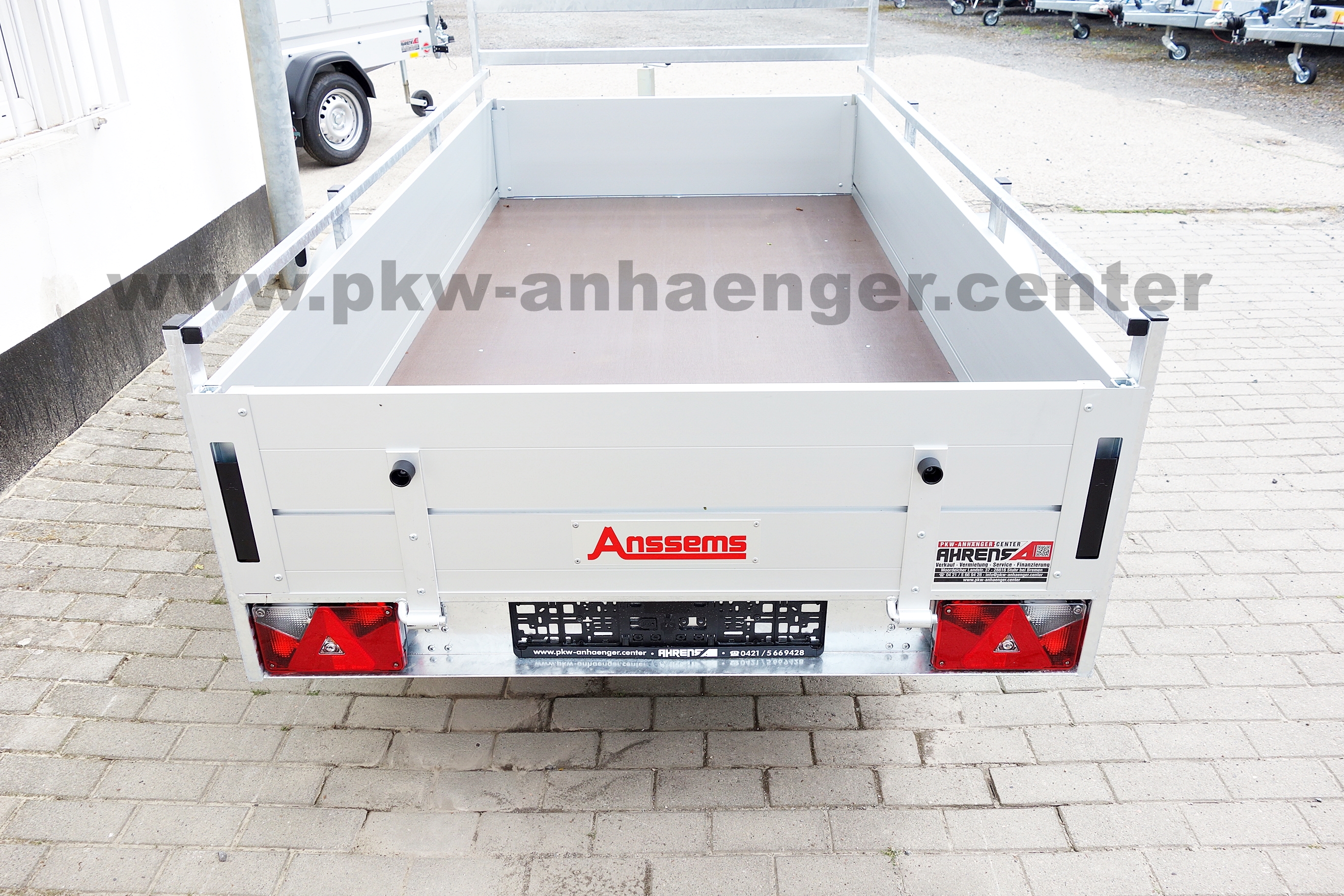 Anssems BSX 1350 251x130x150cm Alu Planenanhänger