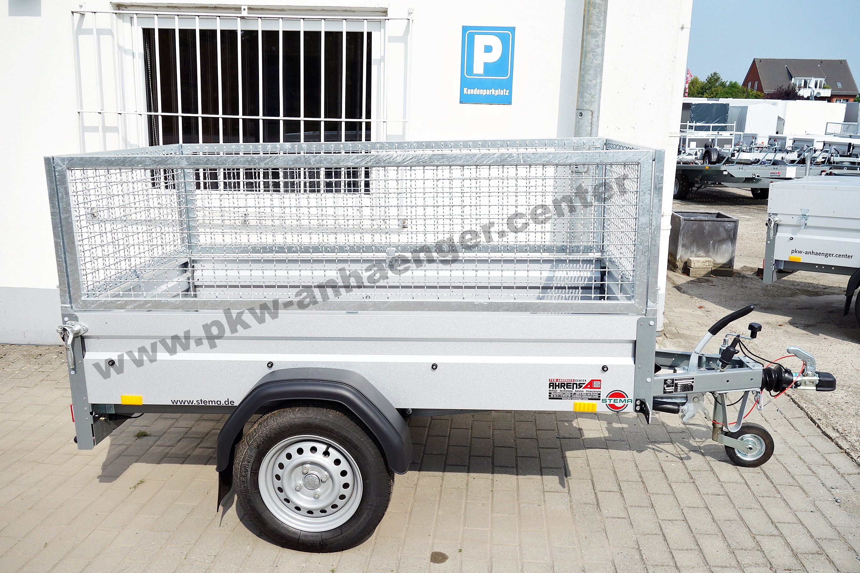 Pkwanhänger STEMA BASIC 750kg gebremst 201x108x88cm 100km/h Aufsatz