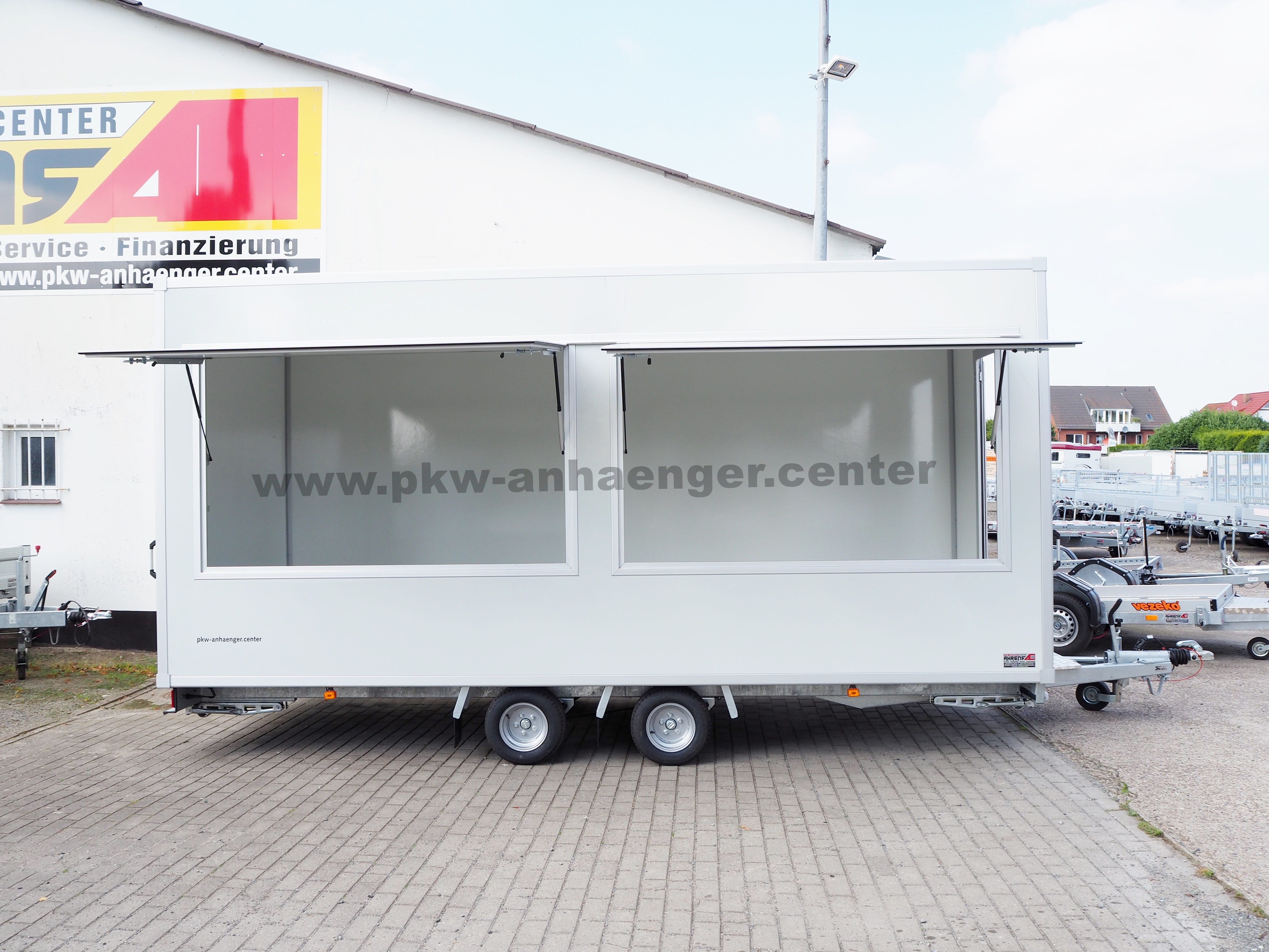 Verkaufsanhänger SellerH-XXLT 2500kg 510x220x230cm Hochlader