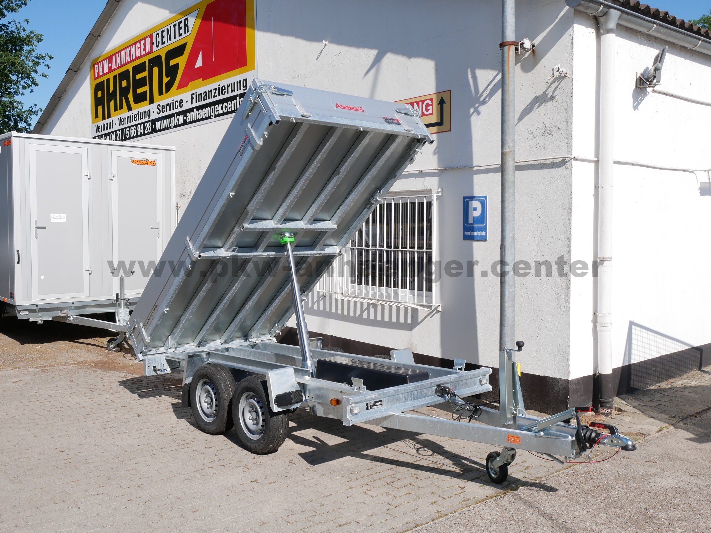 Anssems KSX-E 2500kg 305x153x30cm Rückwärtskipper E-Hydraulik