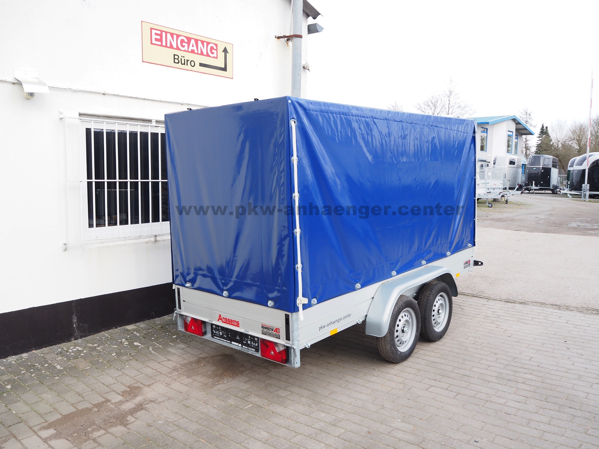 Anssems GTT 1500 301x126x160cm Planenanhänger Aluanhänger Tandem