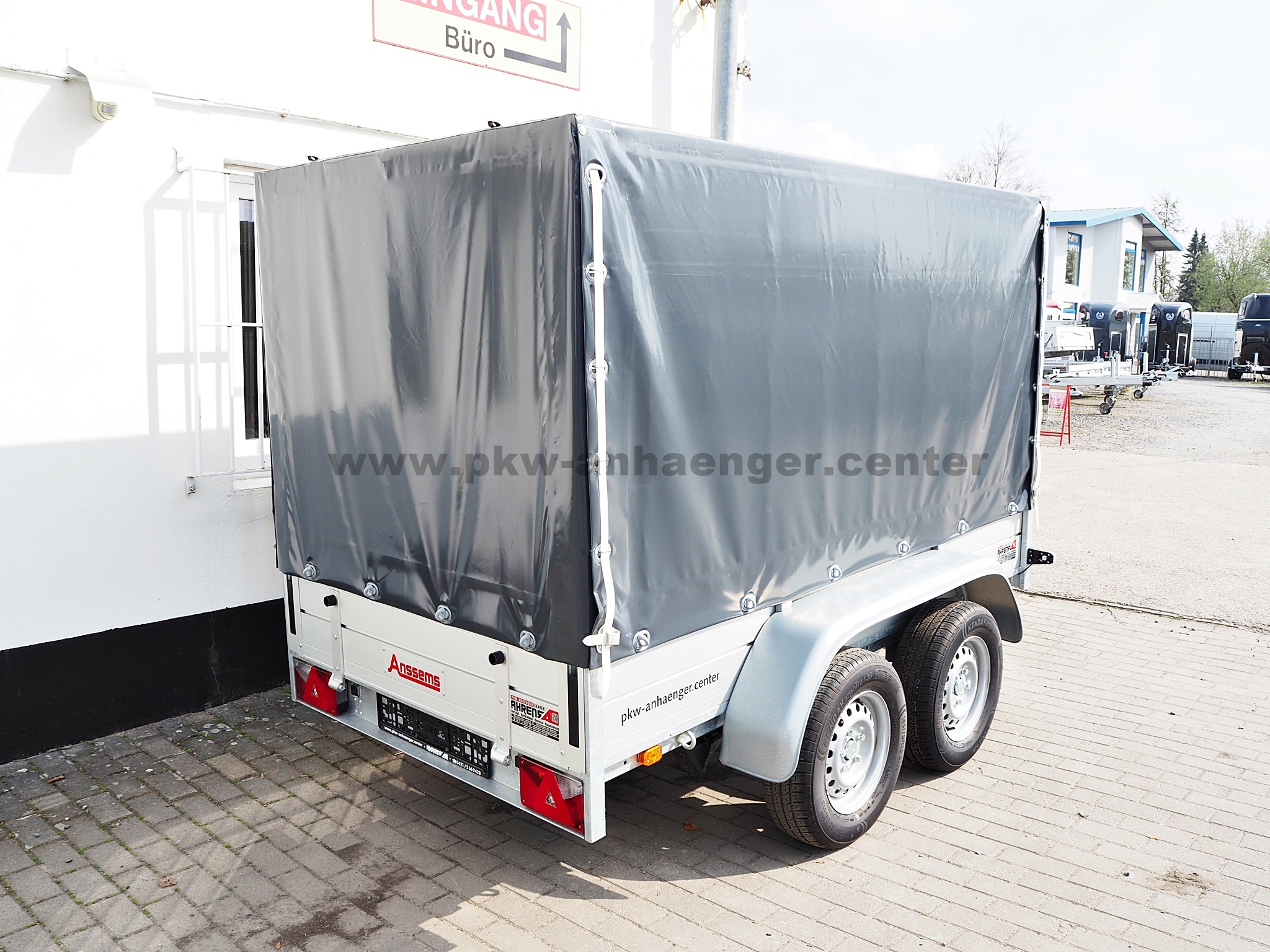 Anssems BSX 2500 251x130x150cm Tandem Planenanhänger