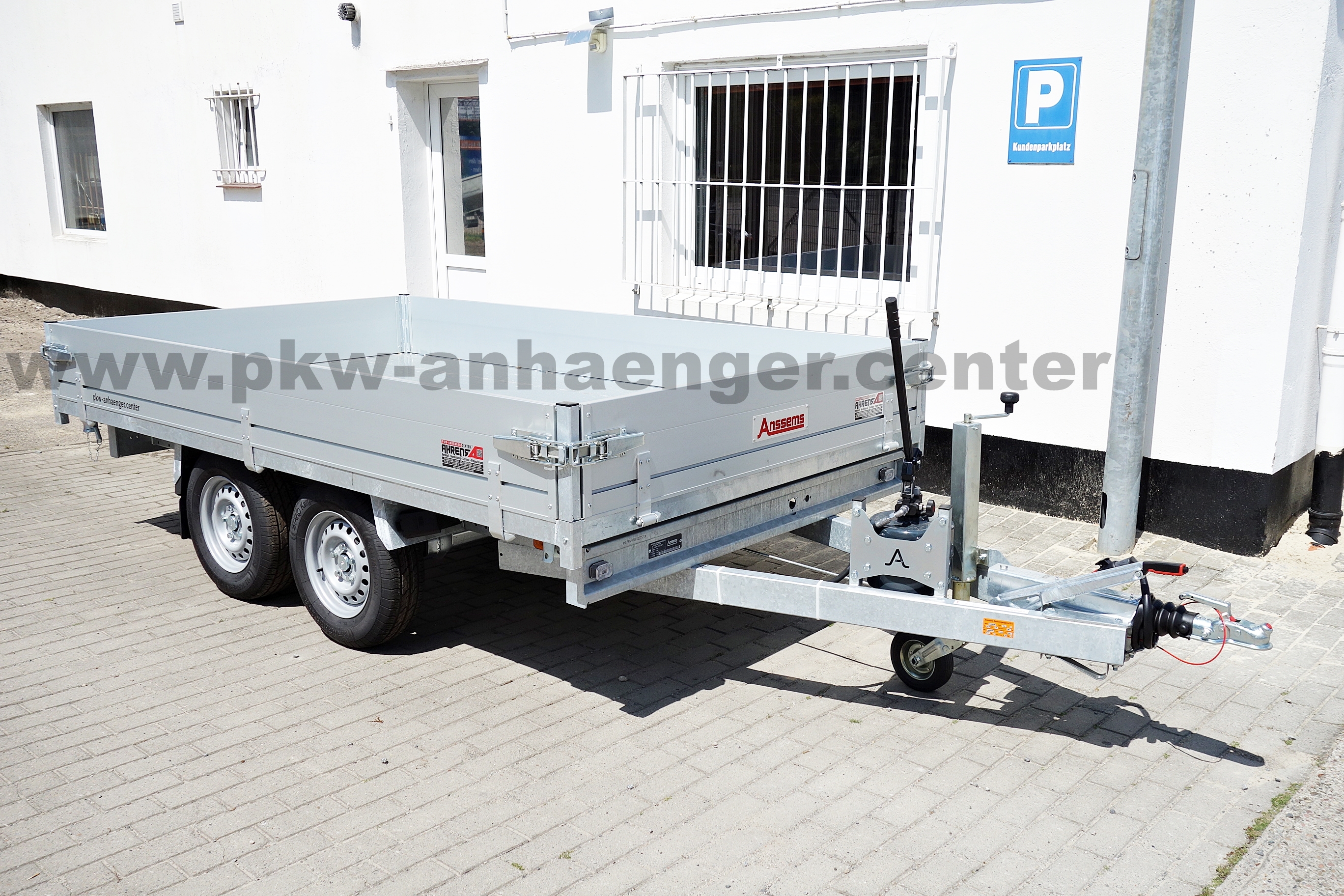 Anssems KSX 2500 305x178x180cm Planenanhänger Dreiseitenkipper
