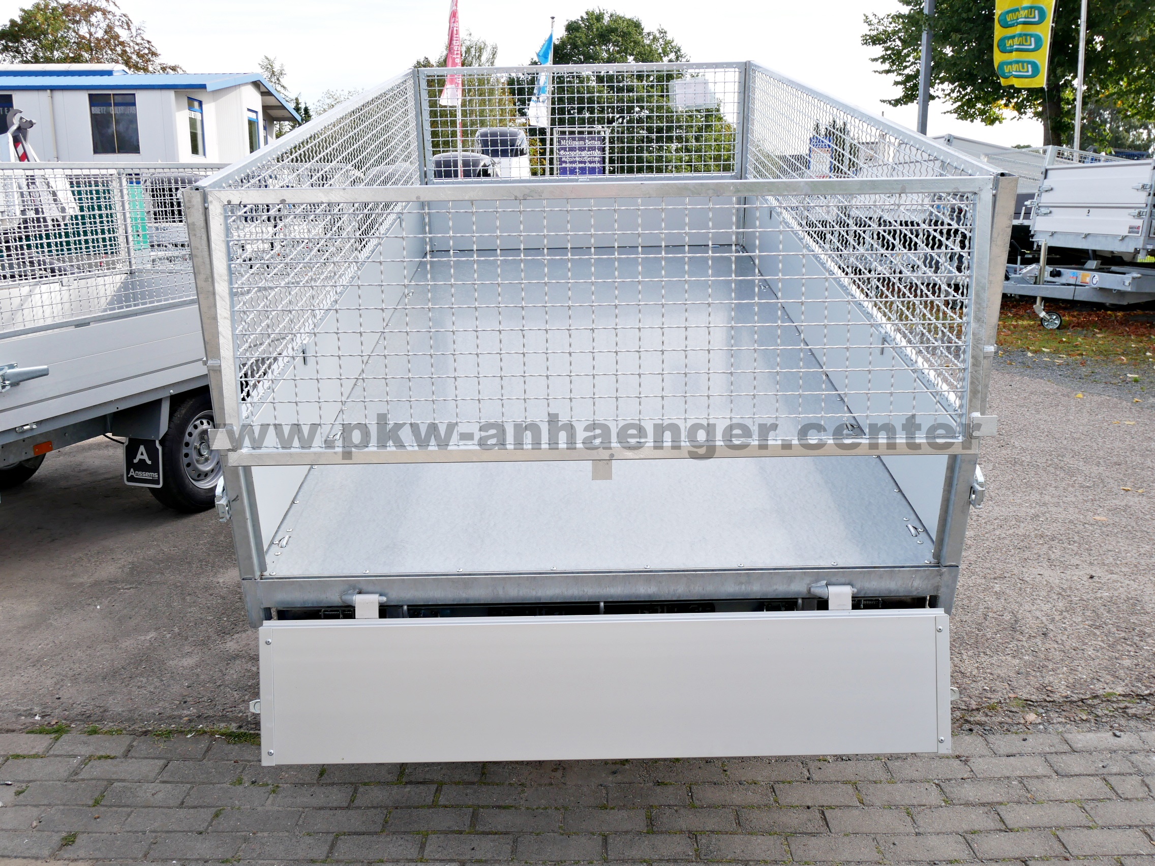 Anssems KSX-E 2500kg 305x153x85cm Gitteraufsatz Rückwärtskipper E-Hydraulik
