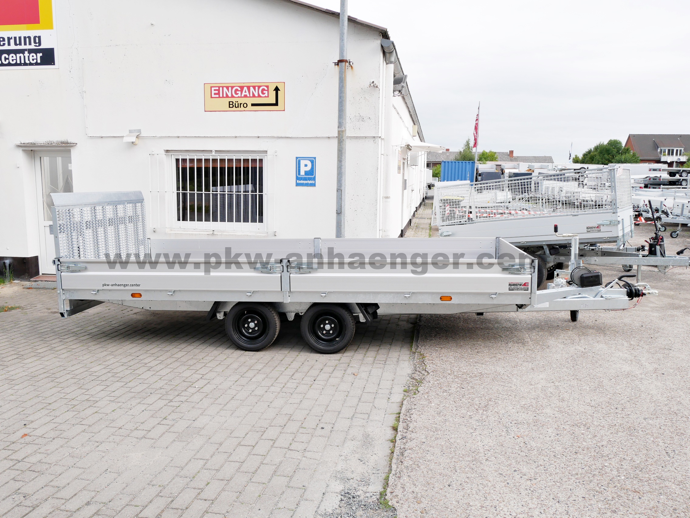 Hapert INDIGO HT2 3500kg 455x200x30cm Maschienentransporter ankippbar Hochlader Parabel