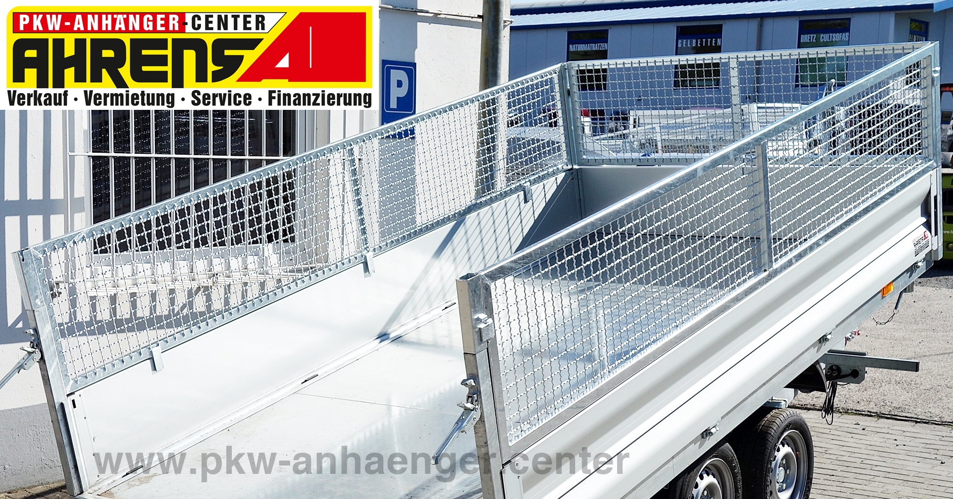 Wellgitteraufsatz-VE-Juki-1 Gitteraufsatz für Vezeko Juki Dreiseitenkipper in 350x185cm