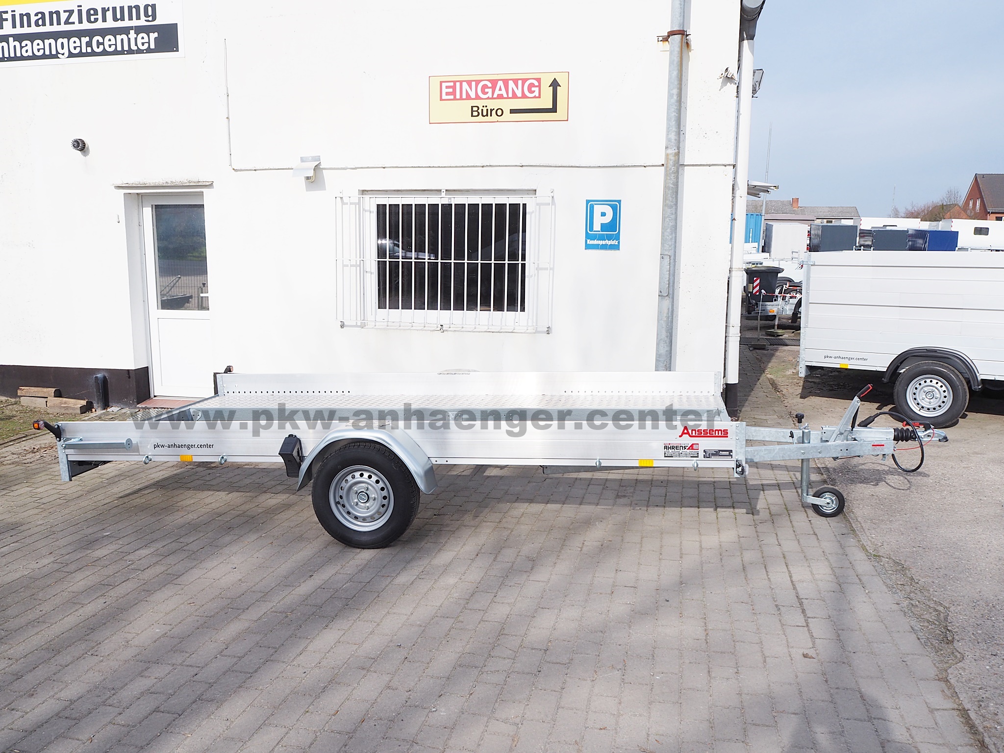 Anssems AMT 1300 400x188 ECO Autotrailer mit Aluboden für Kleinfahrzeuge