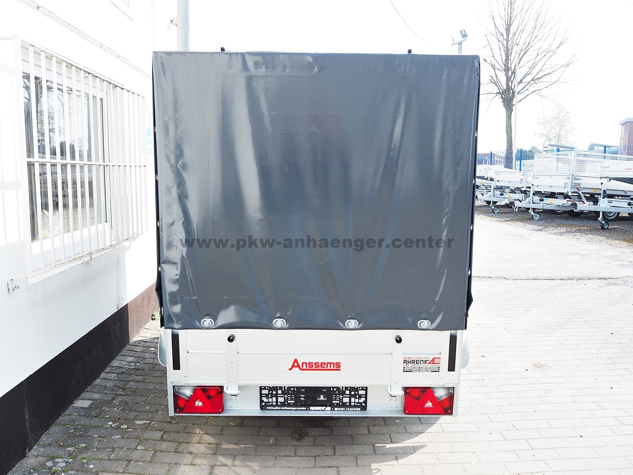 Anssems BSX 2500 251x130x150cm Tandem Planenanhänger