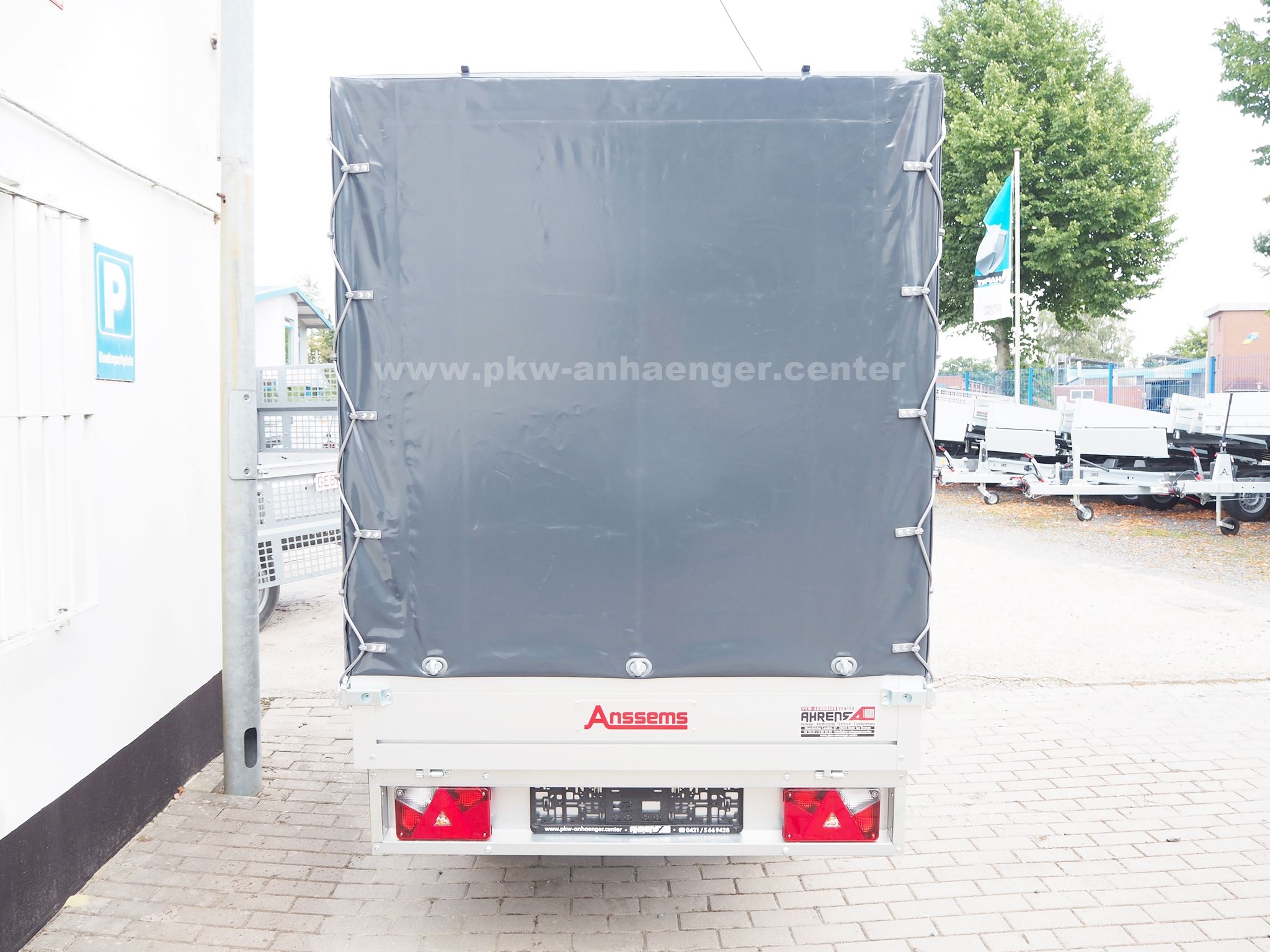 Anssems PLTB 1000 231x132x160cm Pritschenhochlader Planenanhänger
