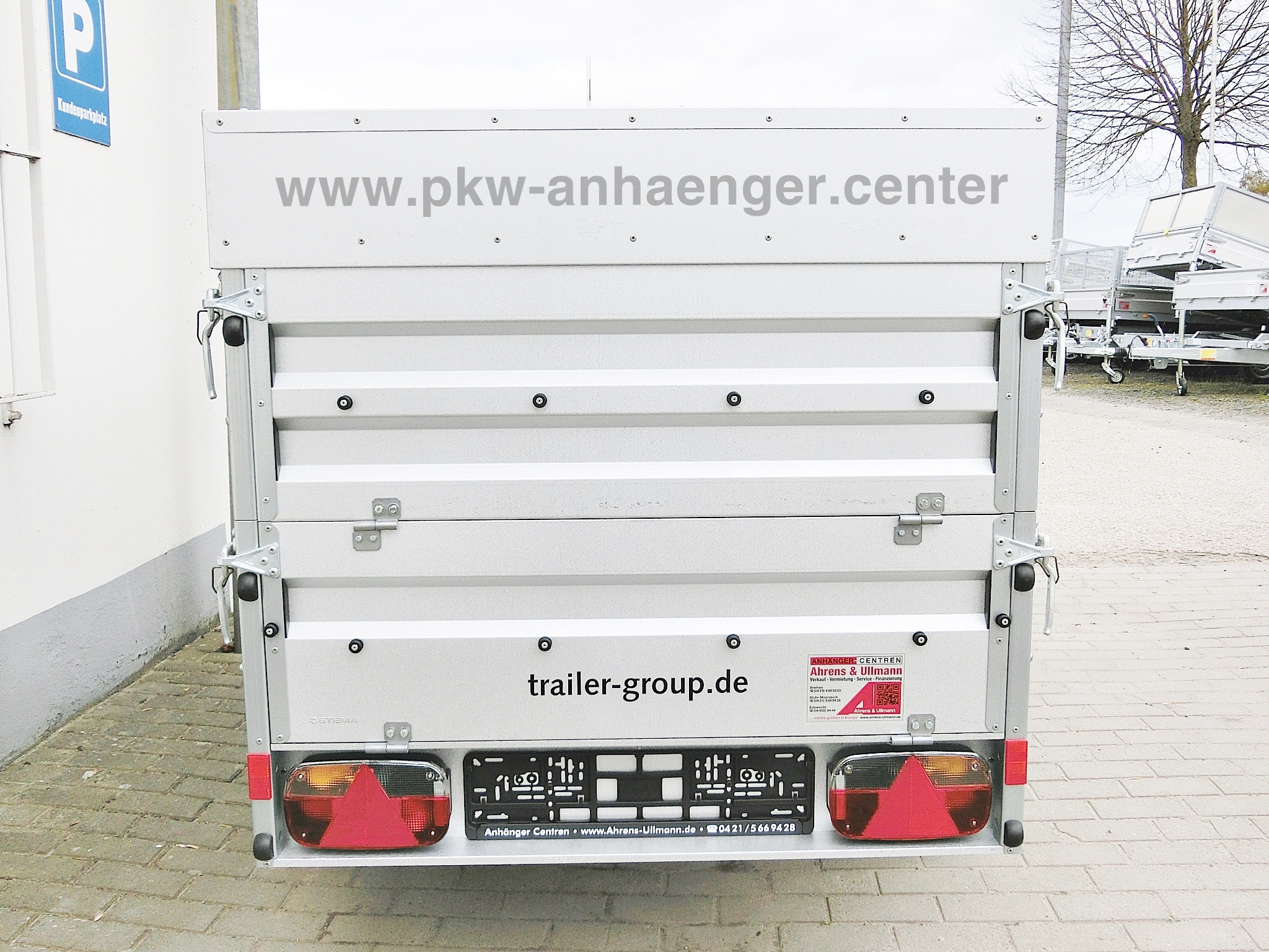 Deckelanhänger STEMA 750kg 201x108x84cm