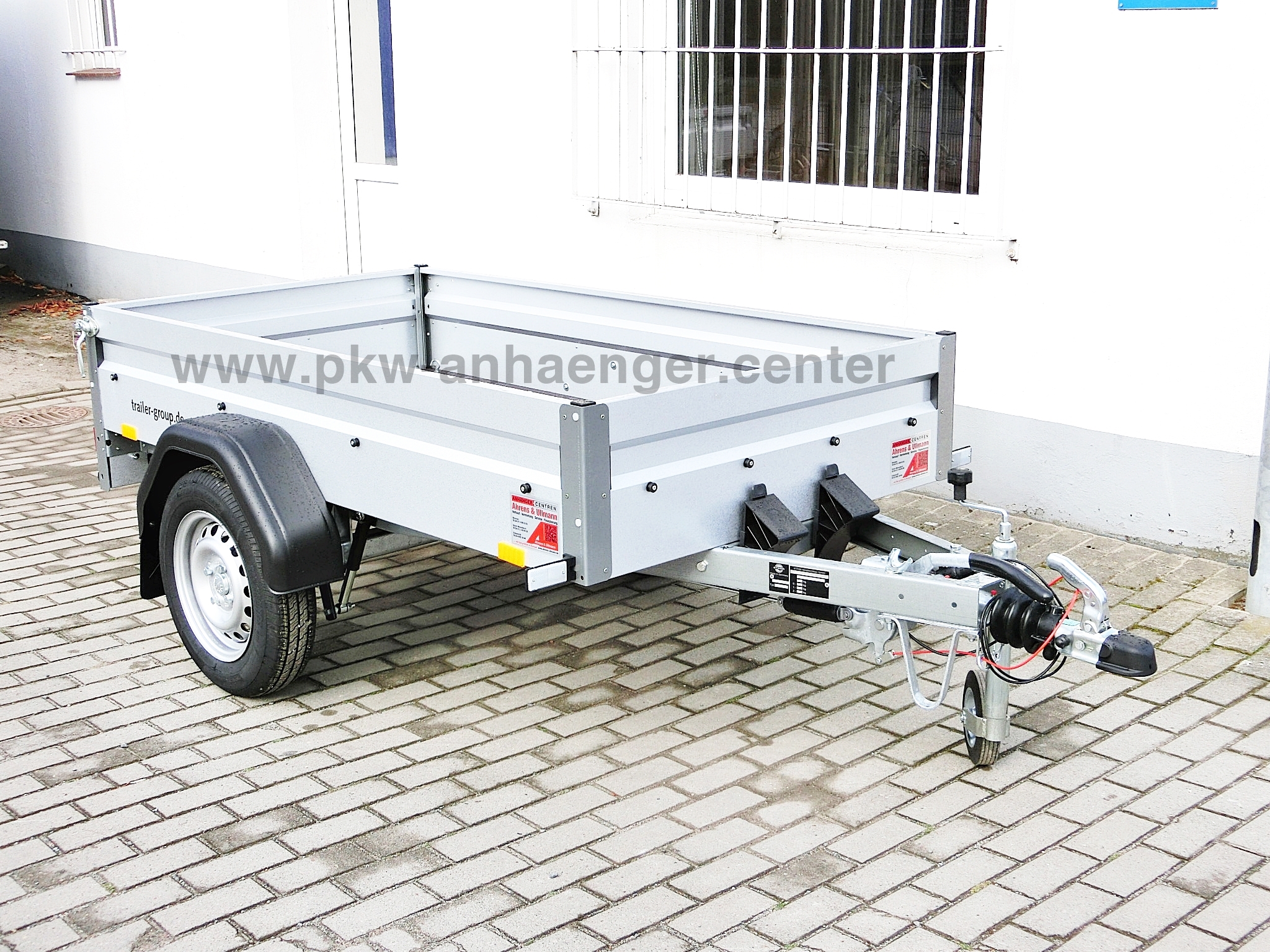 PKW-Anhänger-Stützrad mit Bremse für 750 kg/1300 kg Anhänger